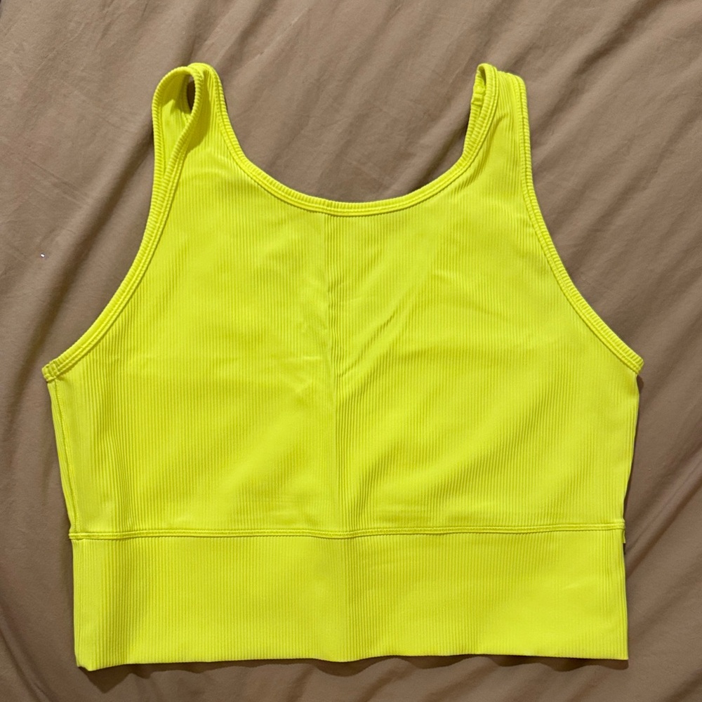 lululemon athletica Yellow Crop Top